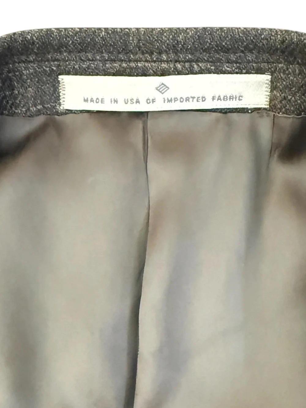 Vintage Joseph Abboud 43R Dark Green Windowpane Plaid Sport Coat Lambswool GFT